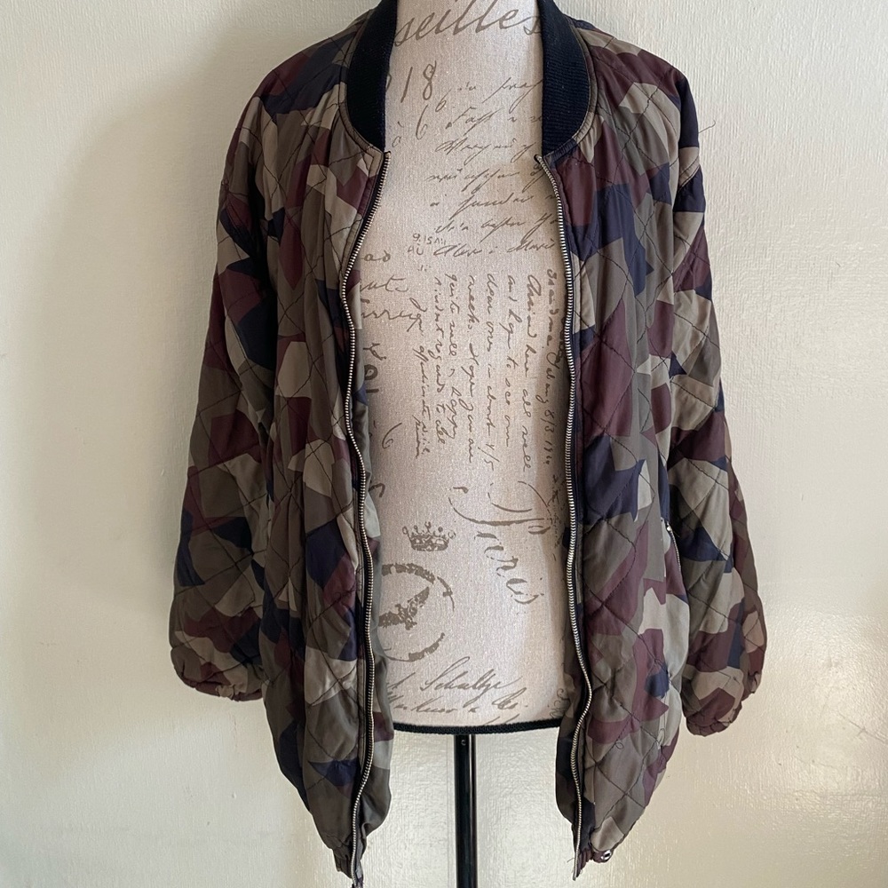 Kendal & Kylie Camo Bomber